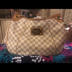 Authentic Louis Vuitton Galleria PM Damier Azur
